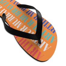 Load image into Gallery viewer, Arthur Murray Live Orange Unisex Flip-Flops
