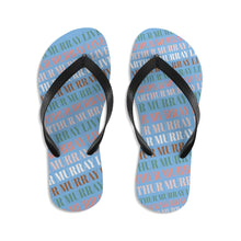Load image into Gallery viewer, Arthur Murray Live Blue Flip-Flops