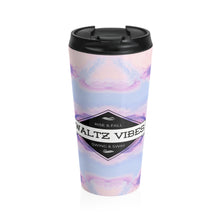 Load image into Gallery viewer, Waltz Vibes Stainless Steel Travel Mug