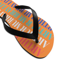 Load image into Gallery viewer, Arthur Murray Live Orange Unisex Flip-Flops