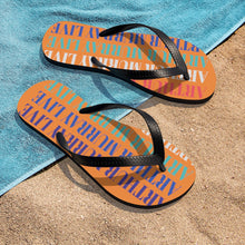 Load image into Gallery viewer, Arthur Murray Live Orange Unisex Flip-Flops