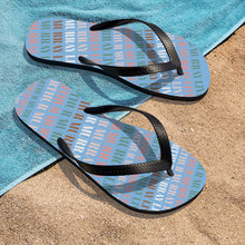 Load image into Gallery viewer, Arthur Murray Live Blue Flip-Flops