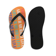 Load image into Gallery viewer, Arthur Murray Live Orange Unisex Flip-Flops