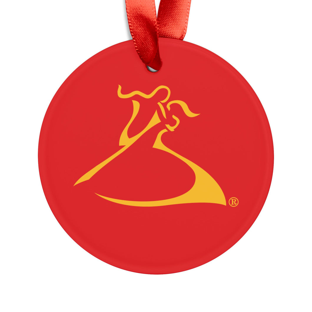Acrylic Ornament with Ribbon