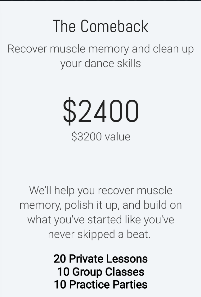 The Comeback Program