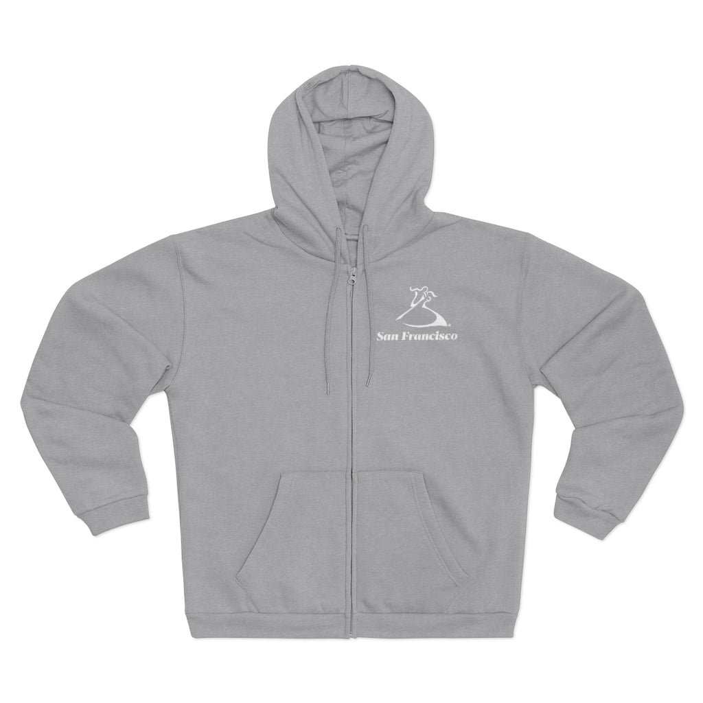 San Francisco Unisex Hooded Zip Sweatshirt